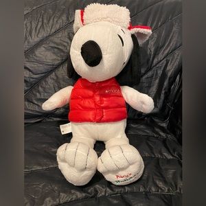 MACY'S 2015 PEANUTS SNOOPY RED BARON CHRISTMAS DOG STUFFED ANIMAL PLUSH TOY